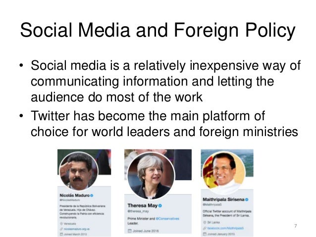relationship between public opinion and foreign policy role of social media in foreign policy
